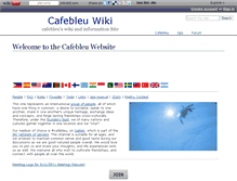 Tablet Screenshot of cafebleu.wikidot.com