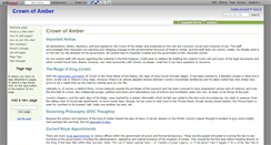 Desktop Screenshot of crownofamber.wikidot.com