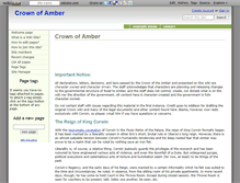 Tablet Screenshot of crownofamber.wikidot.com