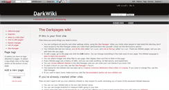 Desktop Screenshot of darkpages.wikidot.com