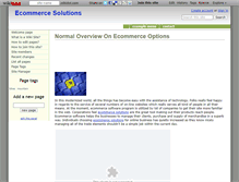 Tablet Screenshot of ecommercesolutions.wikidot.com