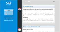 Desktop Screenshot of css3.wikidot.com