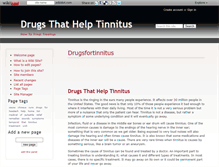 Tablet Screenshot of drugsthathelptinnitus.wikidot.com