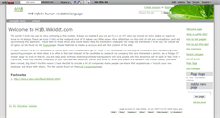 Desktop Screenshot of h1b.wikidot.com