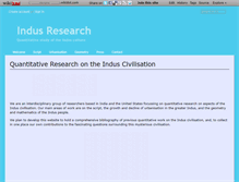 Tablet Screenshot of indusresearch.wikidot.com