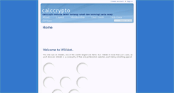 Desktop Screenshot of calccrypto.wikidot.com