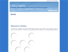 Tablet Screenshot of calccrypto.wikidot.com