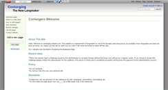 Desktop Screenshot of conlanging.wikidot.com