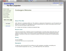 Tablet Screenshot of conlanging.wikidot.com