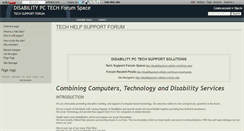 Desktop Screenshot of disabilitypctech.wikidot.com