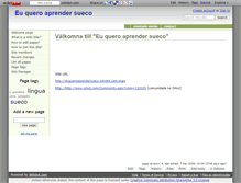 Tablet Screenshot of euqueroaprendersueco.wikidot.com