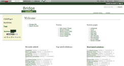 Desktop Screenshot of bridge.wikidot.com