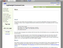 Tablet Screenshot of lcli.wikidot.com