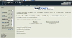 Desktop Screenshot of popfan.wikidot.com