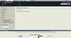 Desktop Screenshot of namelesscity.wikidot.com
