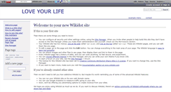 Desktop Screenshot of loveyourlife.wikidot.com