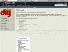 Tablet Screenshot of projectdiy.wikidot.com