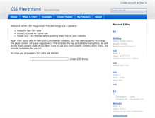 Tablet Screenshot of css-playground.wikidot.com