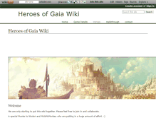 Tablet Screenshot of heroesofgaia.wikidot.com