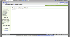Desktop Screenshot of conquer.wikidot.com