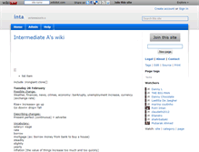 Tablet Screenshot of inta.wikidot.com