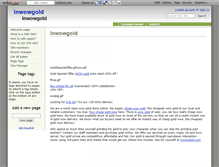 Tablet Screenshot of inwowgold.wikidot.com