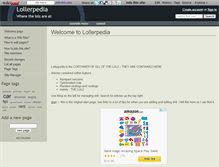 Tablet Screenshot of loller.wikidot.com