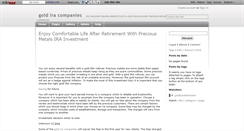 Desktop Screenshot of goldiraretirement.wikidot.com