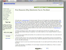 Tablet Screenshot of electronicfax.wikidot.com