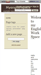 Mobile Screenshot of myenglishspace.wikidot.com