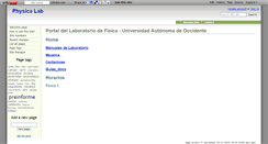 Desktop Screenshot of physicalab.wikidot.com