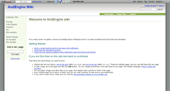 Desktop Screenshot of andengine.wikidot.com