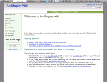 Tablet Screenshot of andengine.wikidot.com