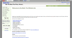Desktop Screenshot of belletire.wikidot.com