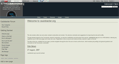 Desktop Screenshot of caulobacter.wikidot.com