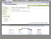 Tablet Screenshot of pristontale2.wikidot.com