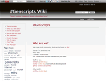 Tablet Screenshot of genscripts.wikidot.com