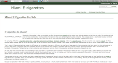 Desktop Screenshot of miami-e-cigarettes.wikidot.com