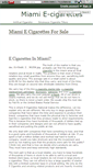 Mobile Screenshot of miami-e-cigarettes.wikidot.com