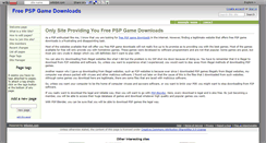 Desktop Screenshot of freepspgamedownloads.wikidot.com