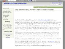 Tablet Screenshot of freepspgamedownloads.wikidot.com