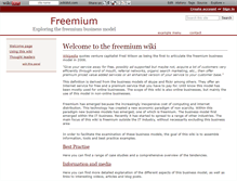 Tablet Screenshot of freemium.wikidot.com