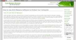 Desktop Screenshot of freemalwareremover.wikidot.com