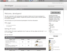 Tablet Screenshot of developer.wikidot.com