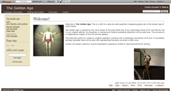 Desktop Screenshot of goldenage.wikidot.com