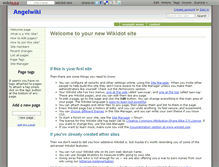 Tablet Screenshot of angel.wikidot.com