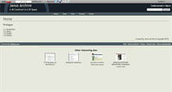 Desktop Screenshot of janusarchive.wikidot.com