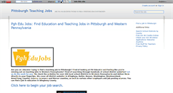 Desktop Screenshot of pittsburghteachingjobs.wikidot.com