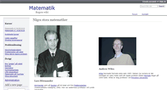 Desktop Screenshot of matematik.wikidot.com