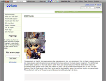 Tablet Screenshot of ddtank.wikidot.com